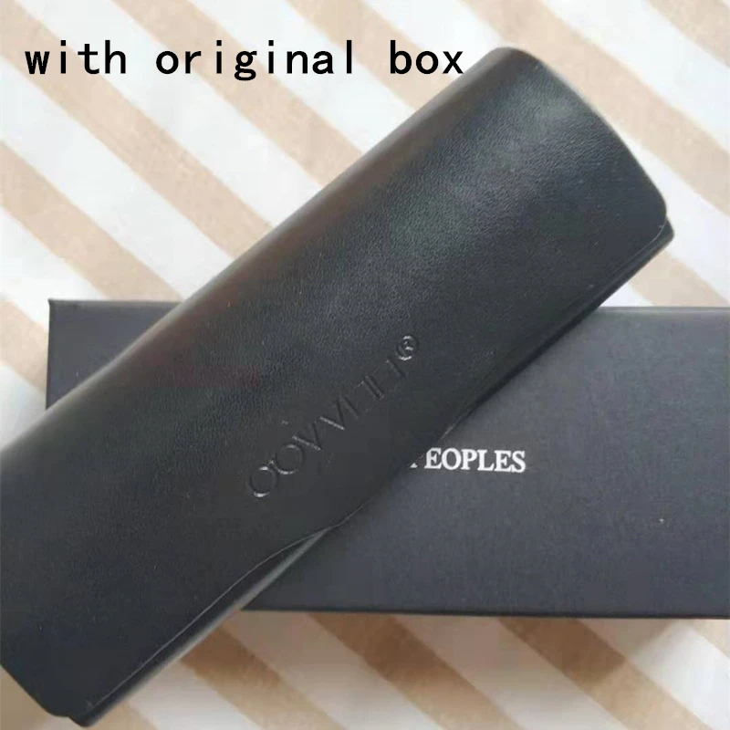 Skup Tytanowa ramka do okularów mężczyźni OV1181 Retro ramka markowe okulary do oczu ramki okularów dla kobiet tytanowe okulary z pudełkiem