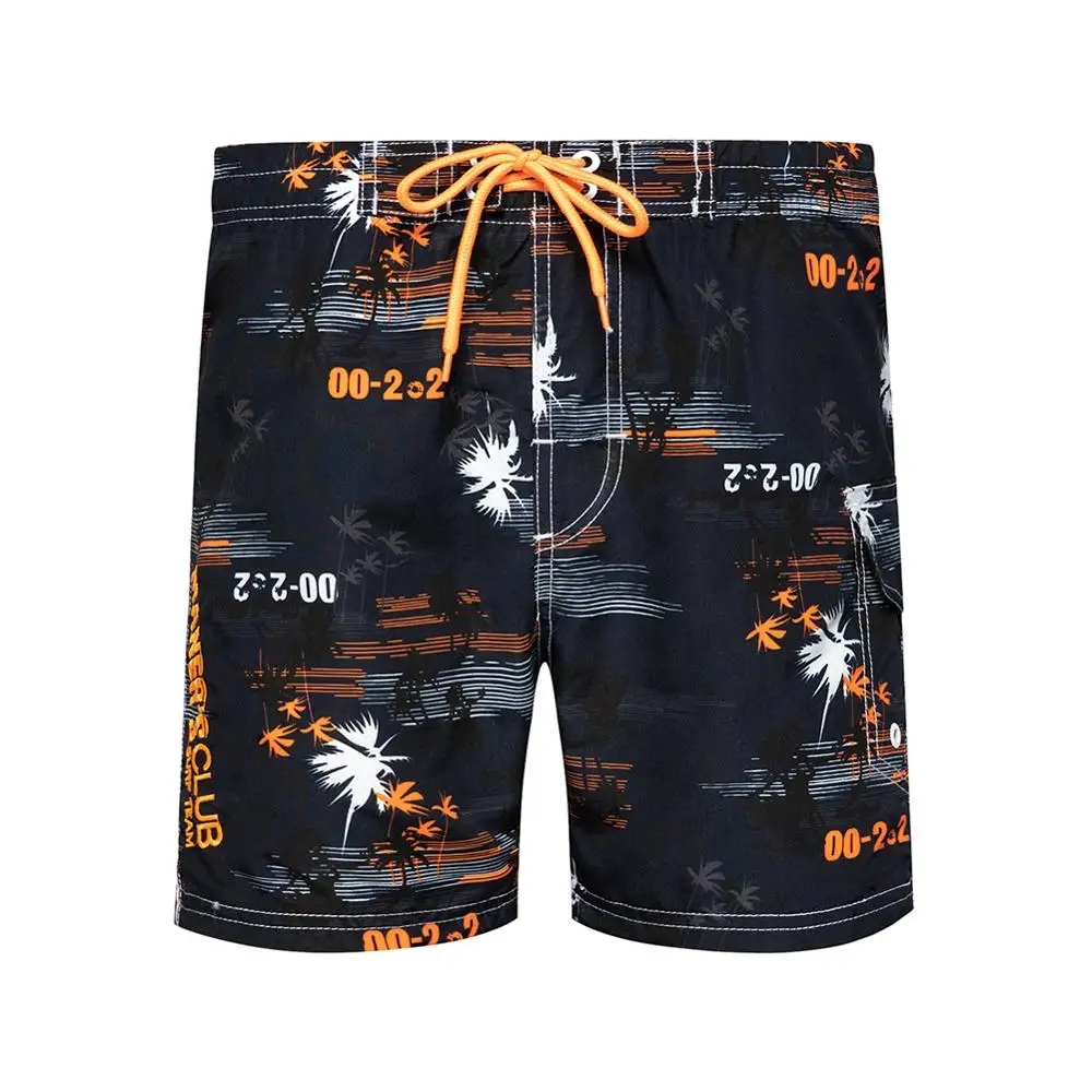 Summer Mens Board Shorts Printed Casual Quick Drying Swimming Beach Surf Board Short Pants for Men Printed Fashion Mens Shorts