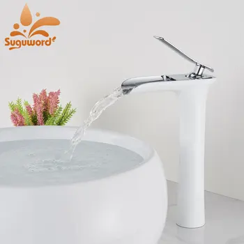 

Antique Basin Faucets Waterfall Faucet Bathroom Faucet Single handle Basin Mixer Tap Bath Antique Faucet Brass Sink Water Crane