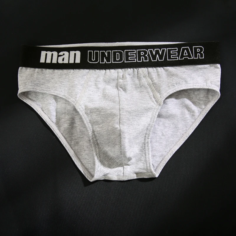 Men's Underwear Male Solid Briefs Underpants for Men Cotton Comfortable Brief Bodysuit Male Breathable Underwear Panties