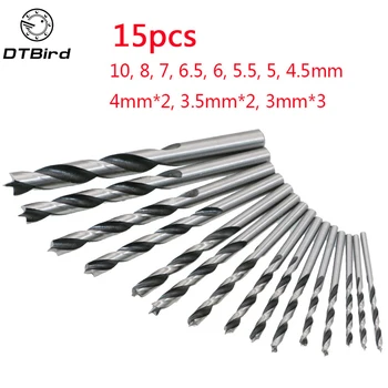 

15pcs/set High Speed Steel HSS Straight Shank Mini Twist Drill Bits Electric Drill Rotary Power Tools