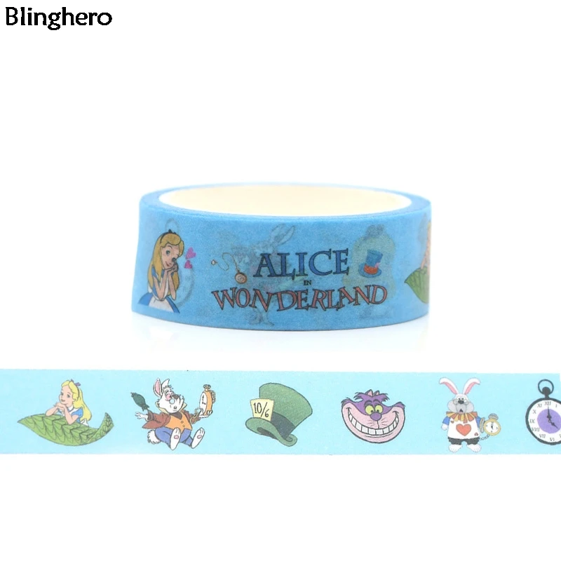 

Blinghero Caroon Fantasy World 15mmX5m Washi Tape Cute Adhesive Tape Masking Tape Decorative Print Scrapbooking Sticker BH0028