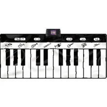 Детская многофункциональная электронная клавиатура, обучающая электронная клавиатура, большой коврик для пианино, одеяло для ползания, детские игрушки