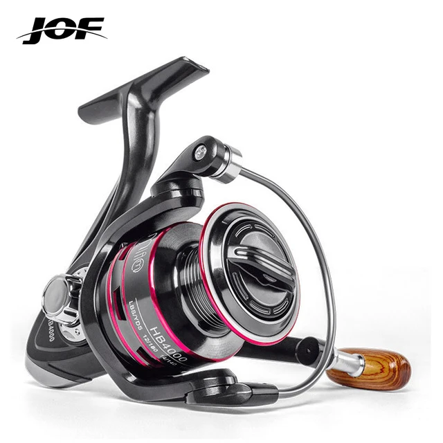 JOF Fishing Reel All Metal Spool Spinning Reel 8KG Max Drag Stainless Steel  Handle Line Spool