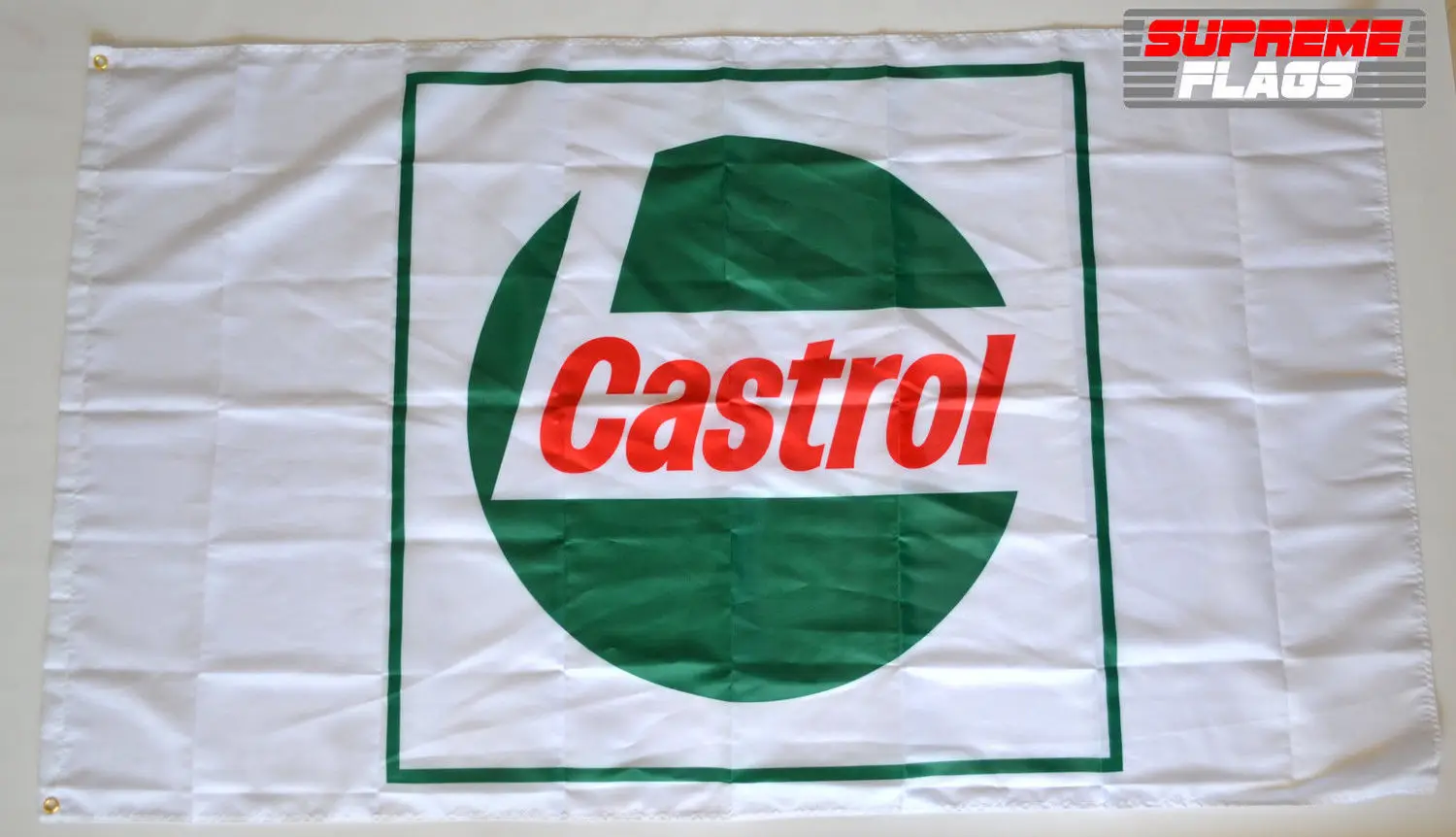 3ft x 5ft 3 x5ft Castrol нефтяной флаг баннер Печать баннер, флаг из полиэстера Размеры 150*90 см