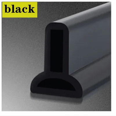3M Silicone Bathroom Water Stopper Blocker Shower Dam Dry And Wet Separation Flood Barrier Non-slip Door Bottom Sealing Strip black