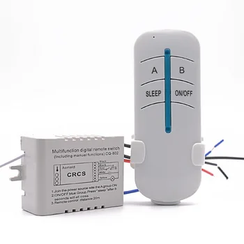 

Digital Intelligent Wireless Remote Control Switch Smart Home Automation Module Switch On/off Home Wireless Timer 220V 800W