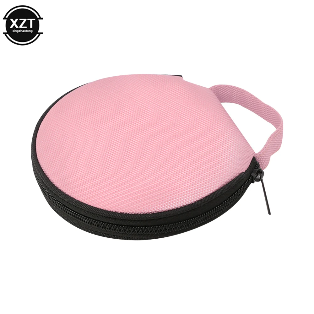 Portable CD DVD Case 20P Capacity Oxford Cloth CD Storage Bag Round Holder with Zipper for Home Car CD Box Bag Drone Bags