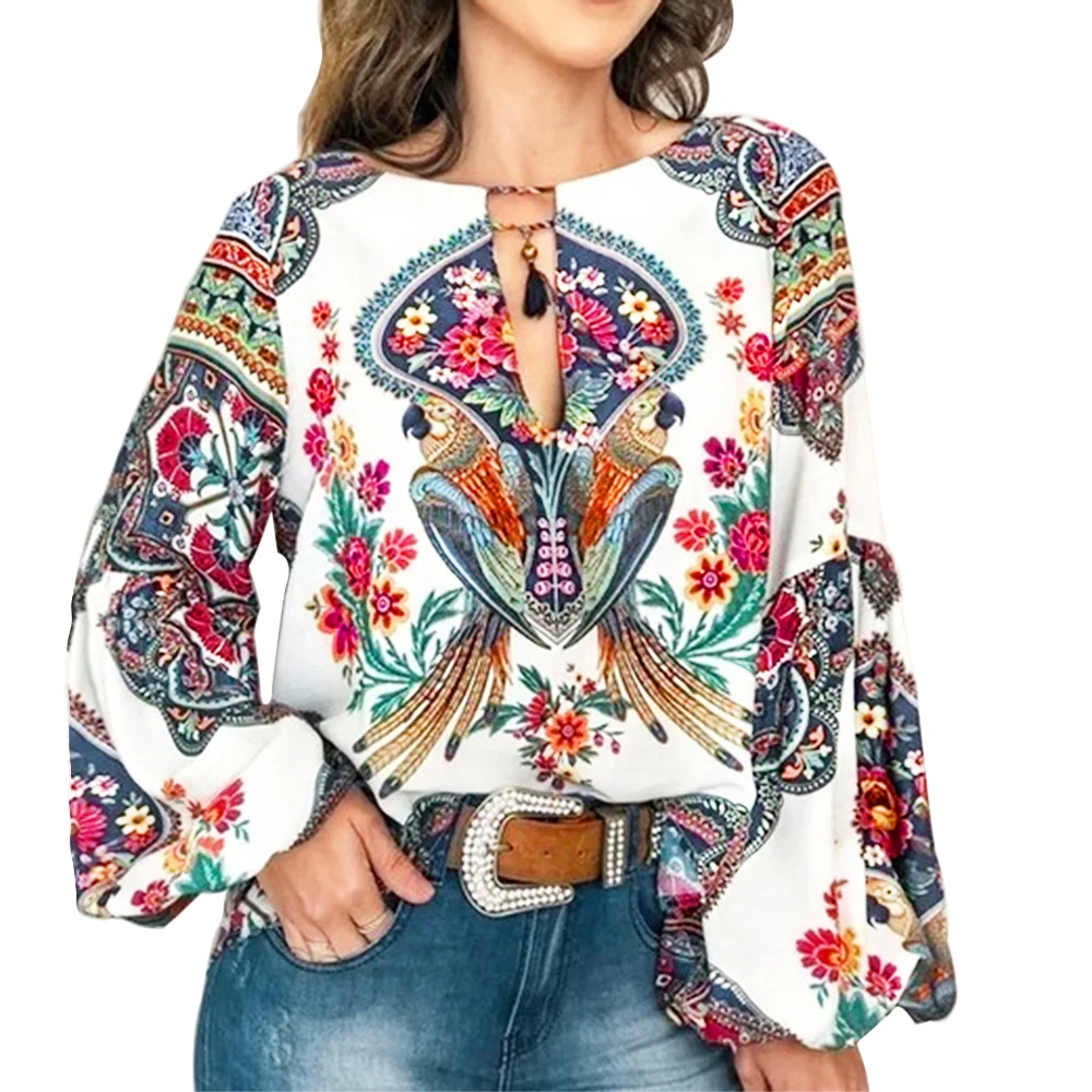 Oeak женская летняя шифоновая рубашка, топы, повседневные офисные рубашки, шифоновая блузка с длинным рукавом, топы, модный топ с бантом - Цвет: white(style2)