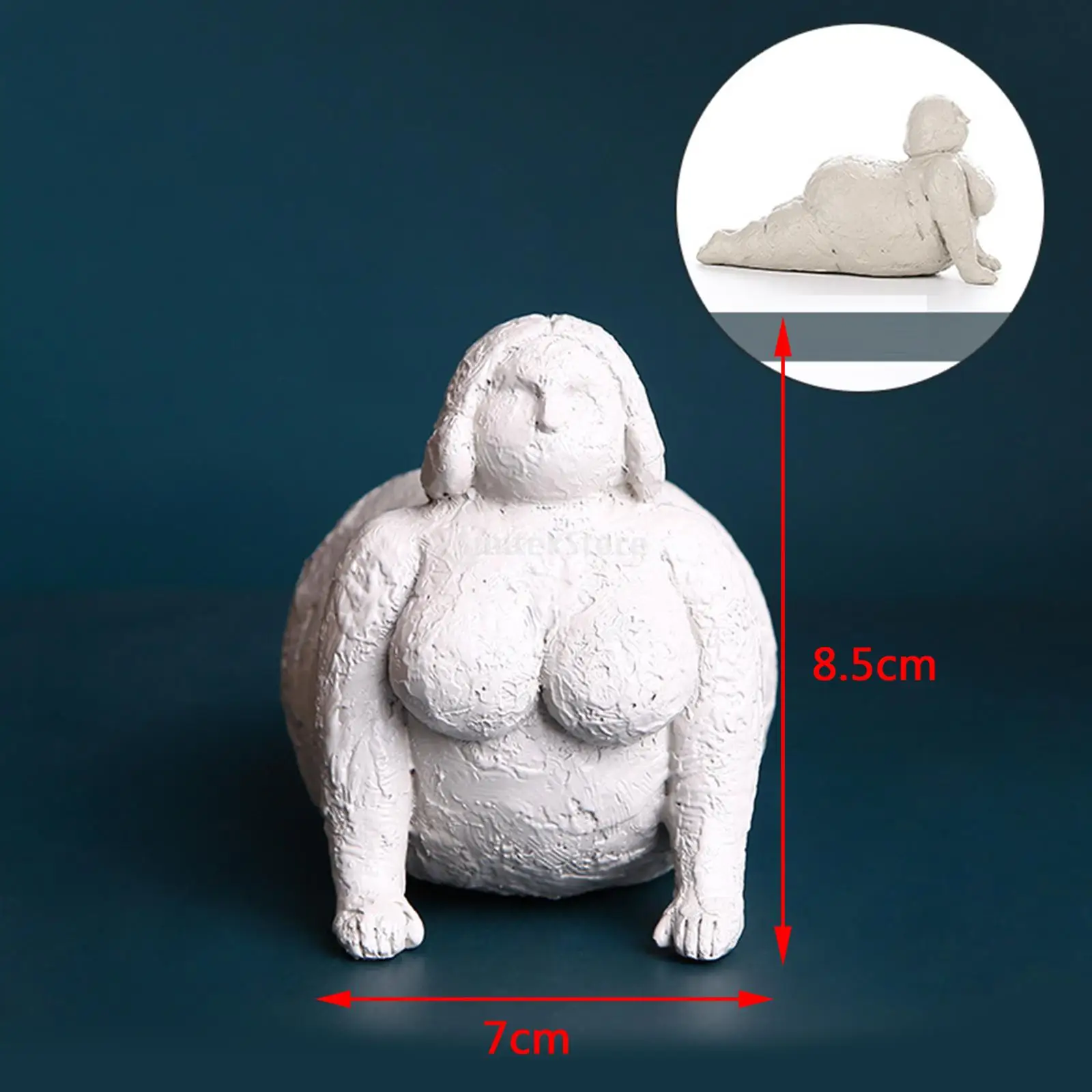 太った女性のための樹脂製のヨガの彫刻,テーブルの装飾,置物,家