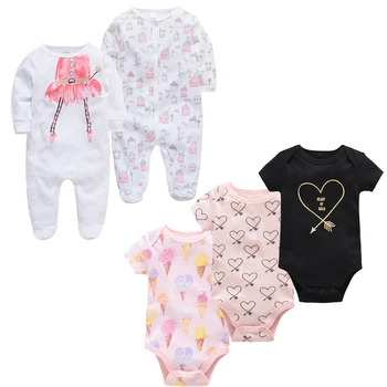 

Newborn Baby Girl Rompers Jumpsuit Cartoon Printing Spring Summer bebes Rompers Newborn Girls Jumpsuit roupa Infant Clothing