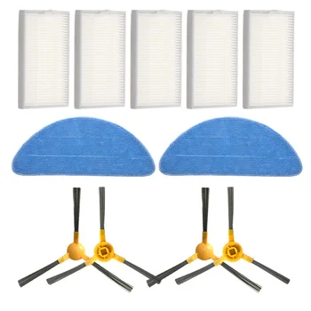 

11pcs Side Brush Filter Mop Cloth Set For Proscenic 800T 820T 830T Robot Vacuum Cleaner Parts Filter Clean Dust Sweeper Cleaning