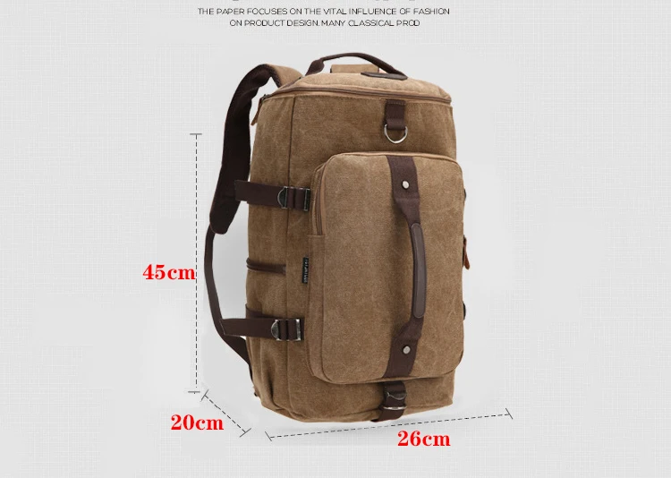 Canvas Bag Military Tactical Backpack Outdoor Sports Hiking Camping Multi-function Shoulder Bags Handbag Travel Back pack