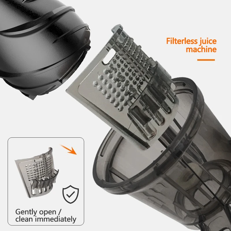  Cold Press juicer 48rm slow masticate extractor easy Clean Mini-filterfree innovat patent Quiet Mot - 4000195082287