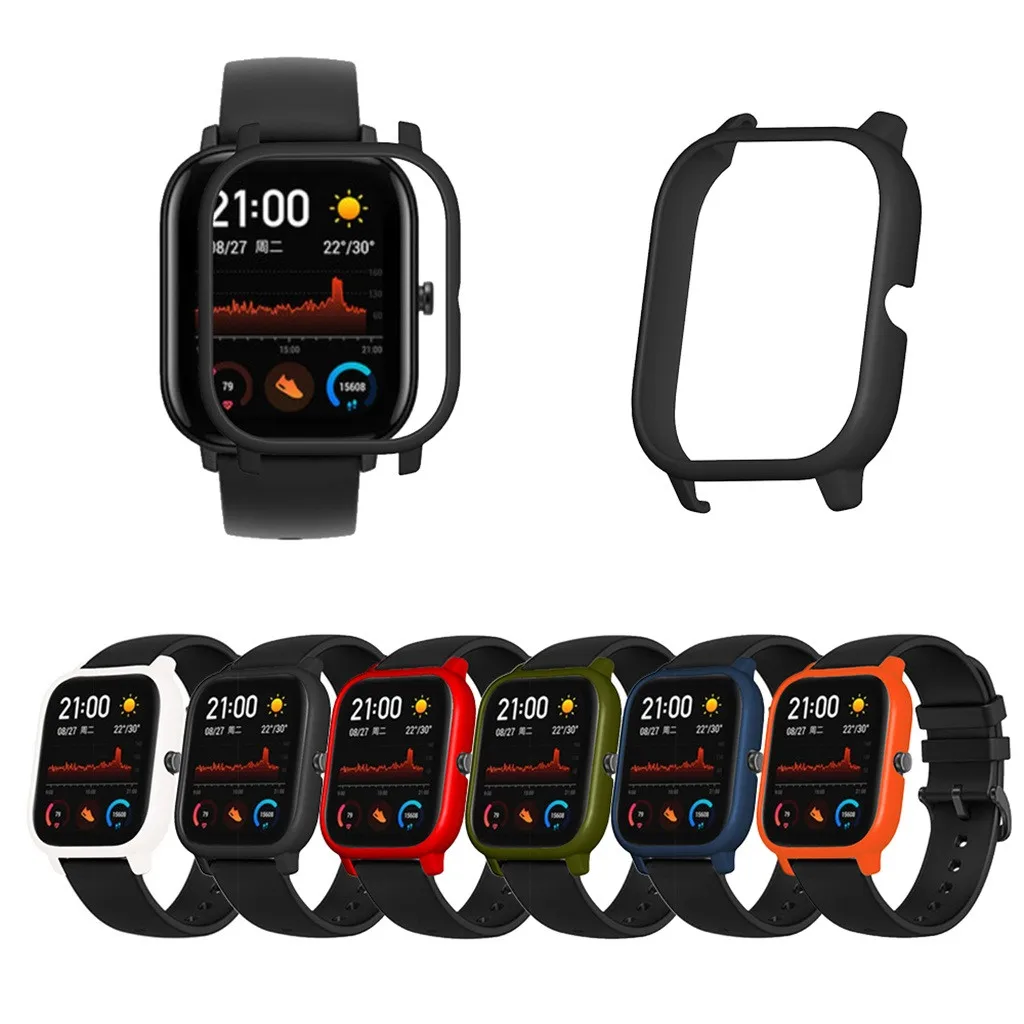 Funda protectora para Xiaomi Huami Amazfit GTS, carcasa de repuesto para reloj, accesorios de color rojo
