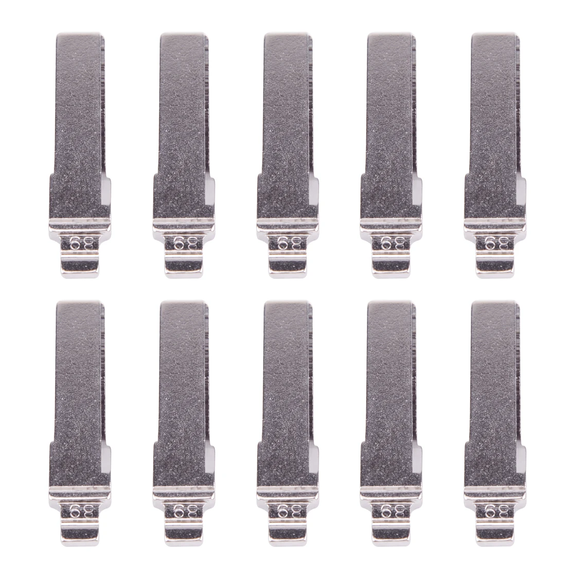 DWCX 10Pcs Car 89 Uncut Flip KD Remote Key Replacement Blank Blade Fit For Audi A6L