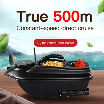 

Cruise New Function Intelligent Wireless Rc Lure Boat Bait Boat 500M 1.5KG Fish Finder RC Fishing Boat With Free Free shipping