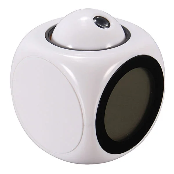 Multifunction LCD Talking Projection Alarm Clock Time & Temp Display