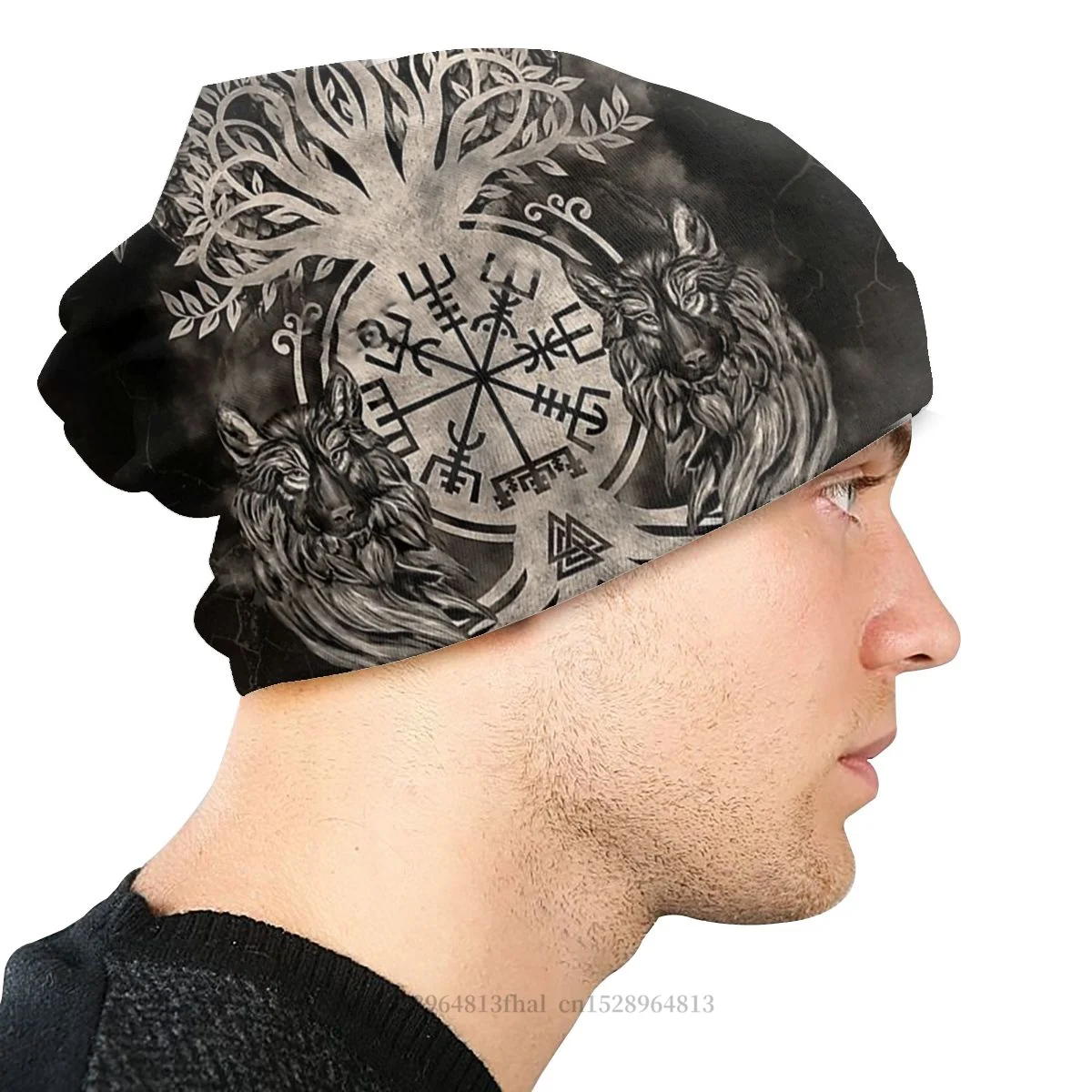 Vikings Winter Warm Hats Vegvisir 