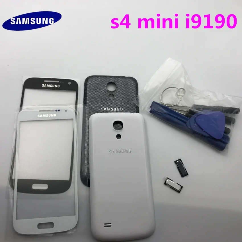 Запасные части для samsung galaxy s4 mini I9190 I9195 корпус полный набор крышка автомобильный чехол Чехол аксессуары