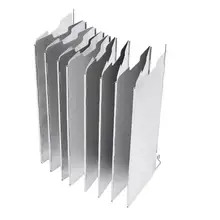 16 шт. портативный алюминиевый сплав Кассетная печь лобовое стекло для пикника лобовое стекло для всех видов плиты сложенное лобовое стекло