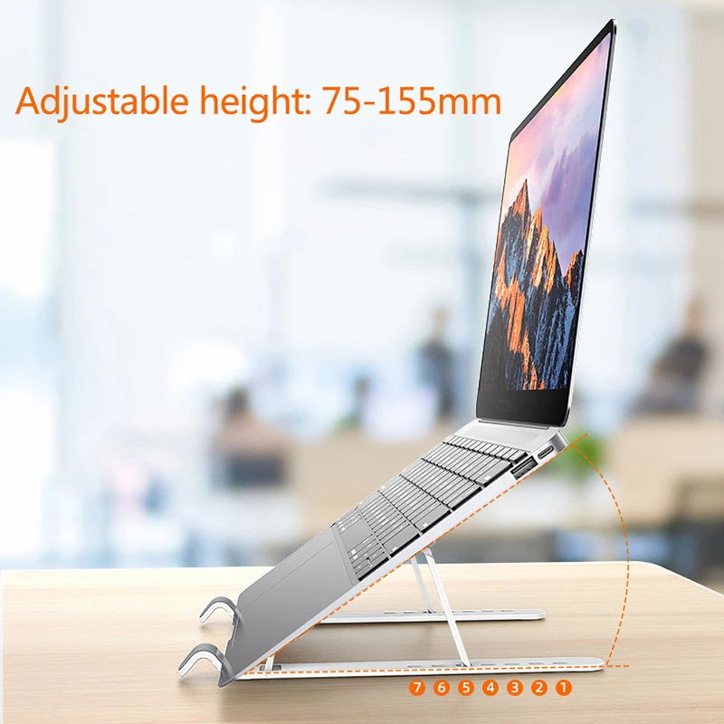 1pcs Foldable Laptop Stand Portable Notebook Stand For Macbook Pro Dell