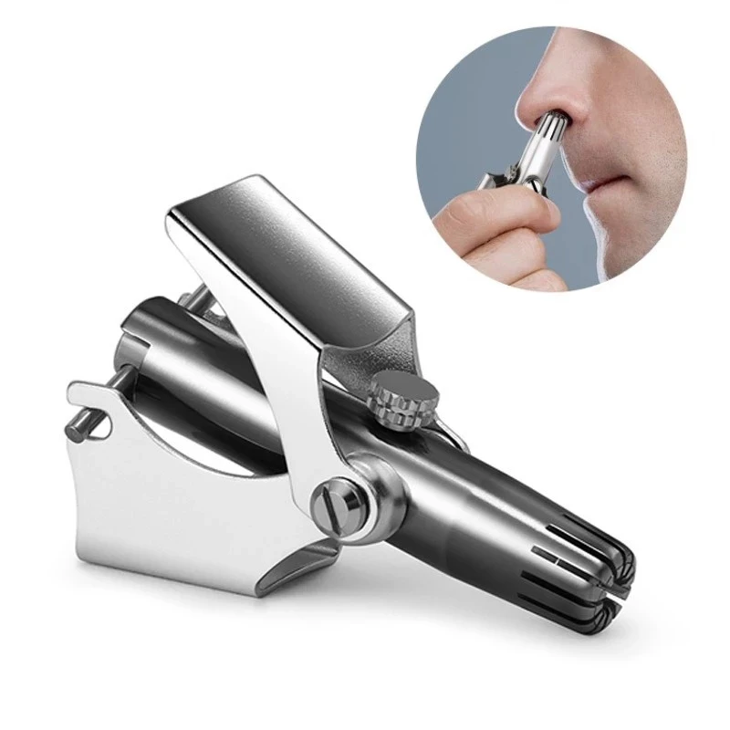 Nose-Hair-Trimmer Stainless-Steel Razor-Shaver for Men Washable New Vibrissa