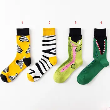 

New Trend Personality Couple Cotton Sock Unisex Creative Fashion Wild Tube Socks