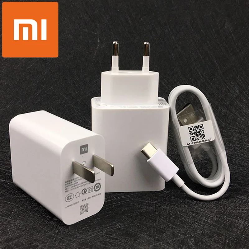 Оригинальное быстрое зарядное устройство Xiaomi 27 Вт QC 4 0 адаптер питания с