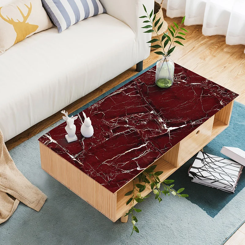 

Nordic style Imitation marble tablecloth Coffee table mat PVC Waterproof oilproof party table decoration cover customize