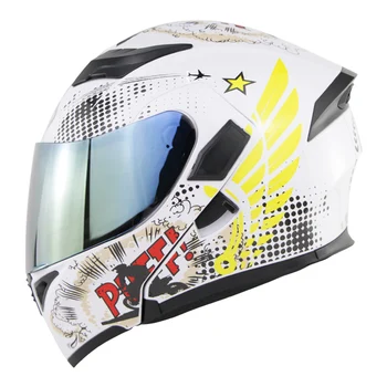 

Original Helmets For Soman SM-X5 Motorcycle Flip up Dual Visors Helmet+K5 Multi Lens casco capacete moto Dot Approved Full Face