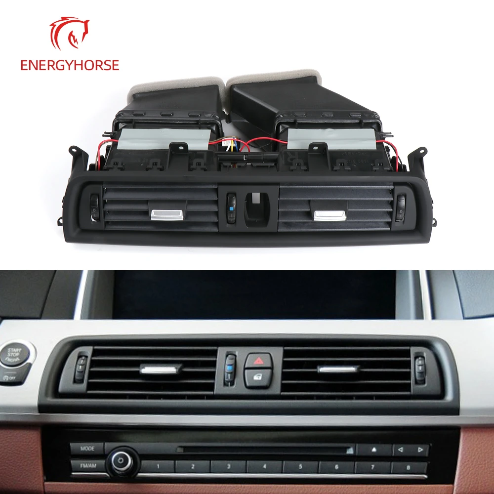 Front Console Dashboard Chromed Air Conditioner Ac Vent Complete