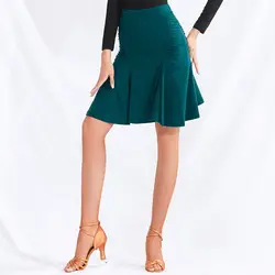 Юбка для латинских танцев для женщин и взрослых, новинка 2019 года, Женская Профессиональная короткая юбка, Современный стандартный бальный