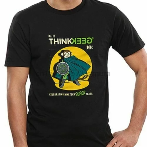 Opschudding Keelholte trimmen Thinkgeek Monkey Timmy 2xl Tee Shirt 19th Anniversary Comic Cover Fast  Shipping Summer O-neck Hipster Tops Top T - T-shirts - AliExpress