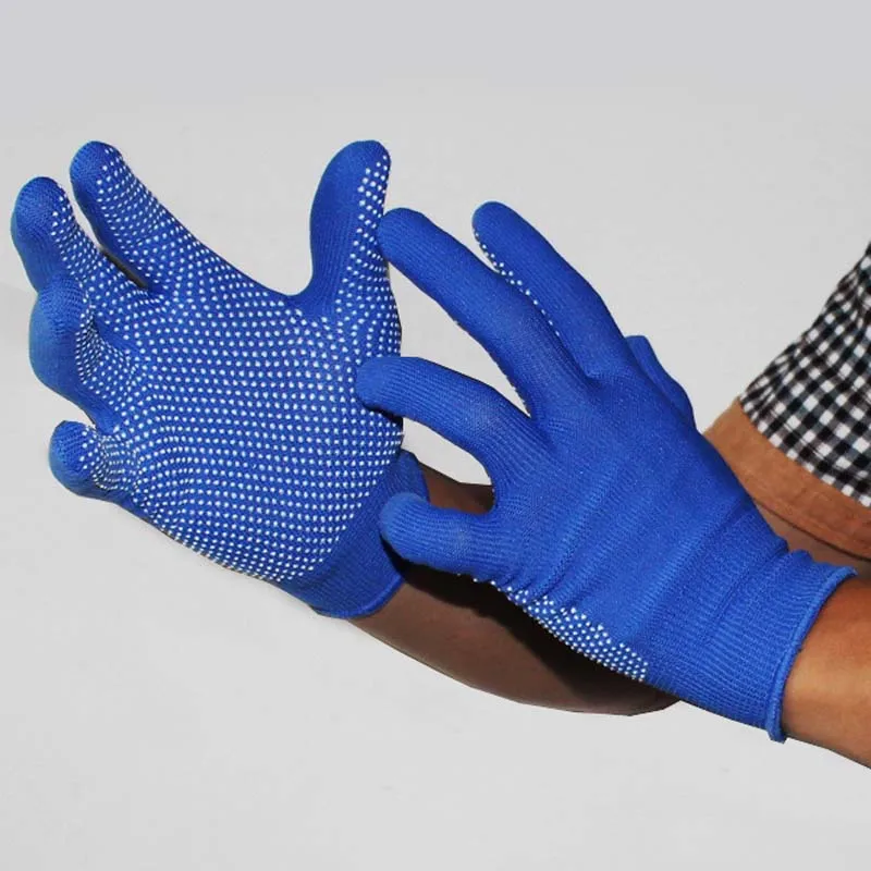 Fashion Men Non-Slip Gloves Silica Gel Fingerless Anti Slip Lifting Full Finger Working Gloves F0297