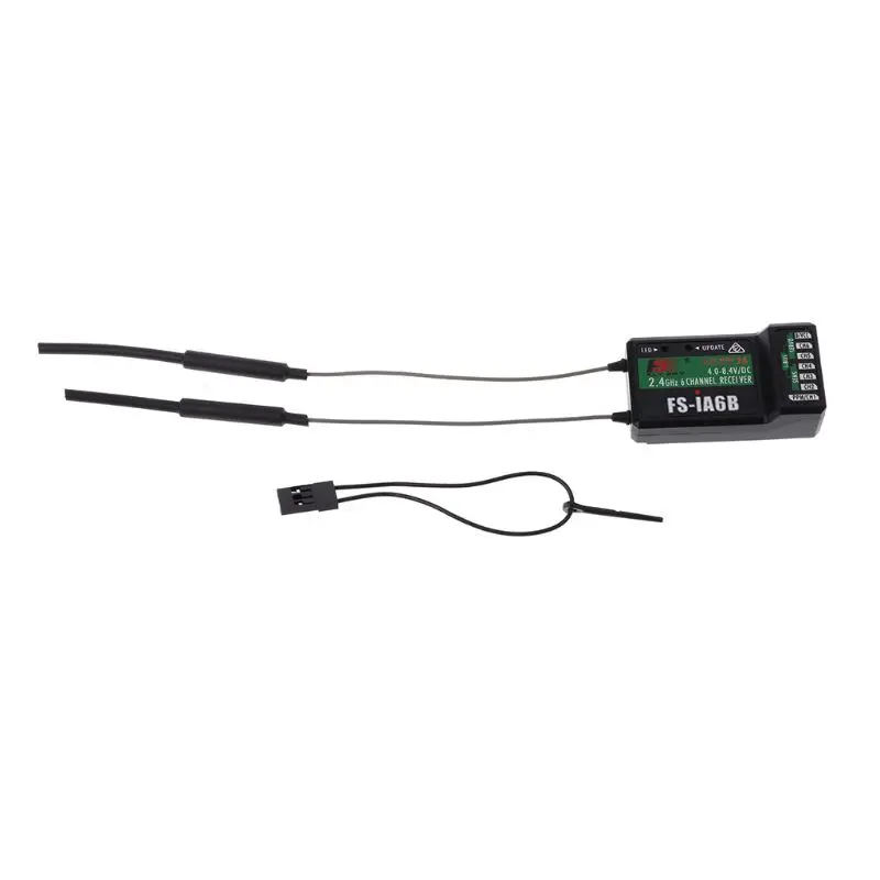 

Flysky FS-iA6B 2.4GHz 6CH Receiver PPM Output iBus Port for FS i4 i6 i10 GT2E R7RB