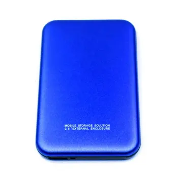 

2.5 Inch Sata Hard Disk Box Usb3.0 Mobile Hard Disk Box Slide Cover Grid Texture Mobile Hard Disk Box