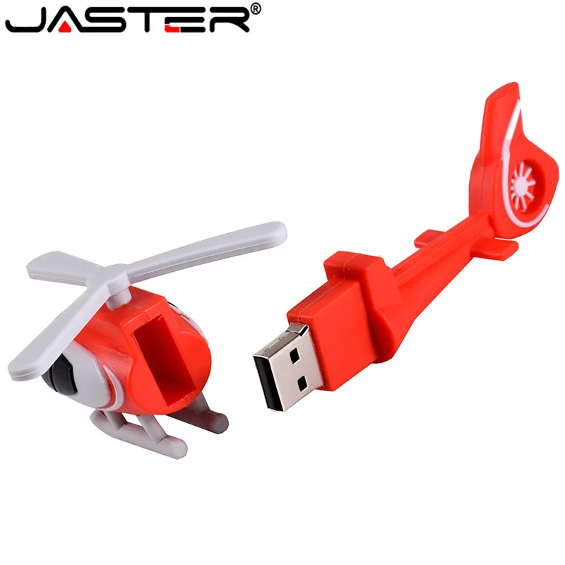 JASTER мультяшный вертолет usb флэш накопитель 4 ГБ 8 16 32 64 Флешка U диск 2 0 Подарочный