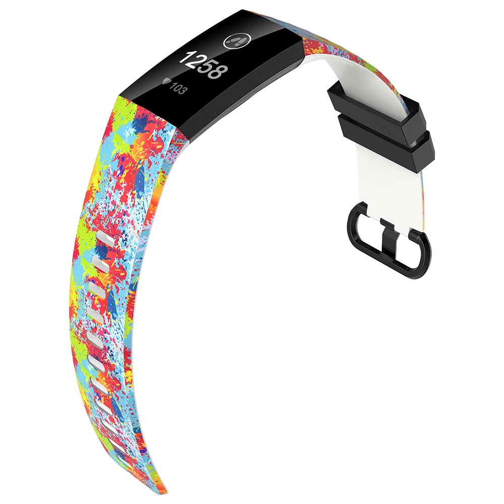 Breathe Sport Bands Waterproof &Soft Comfortable Multi-Color Replacement Wristband for Fitbit Charge 4 / Charge 3 / Charge 3 SE 
