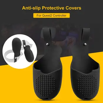 

Soft VR Accessories For Oculus Quest 2 VR Protective Covers Controller Anti-slip Controller Handle Grip Cover For Quest2