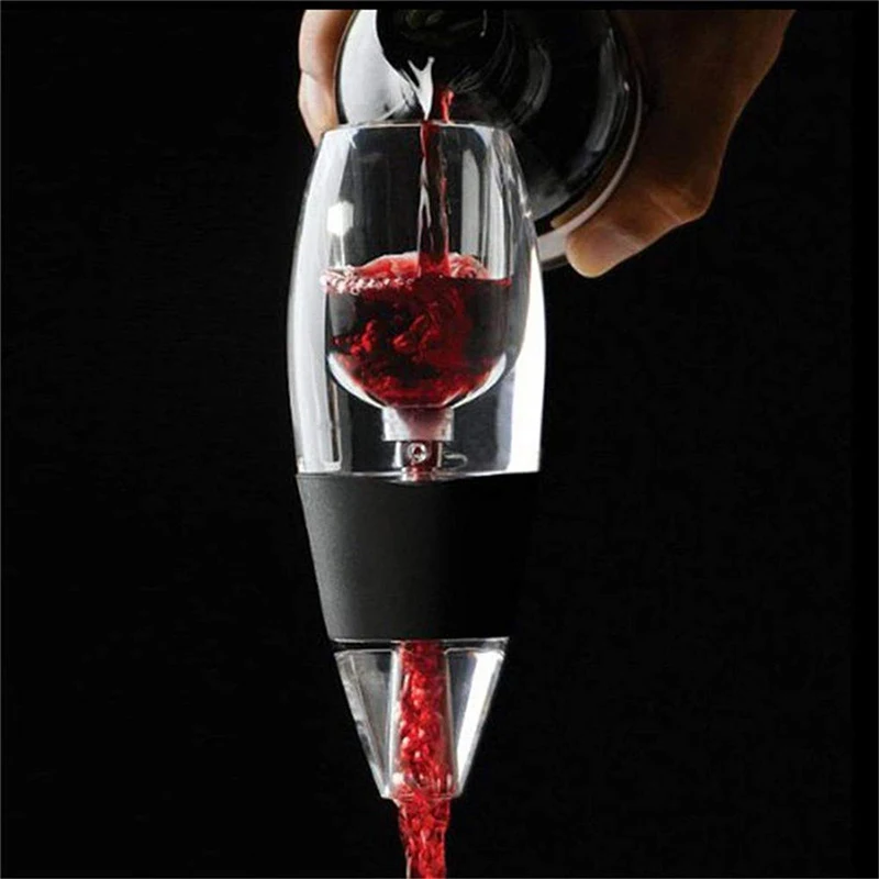 

Boston Mini Red Wine Aerator Filter Magic Decanter Essential Wine Quick Aerator Wine Hopper Filter Set Wine Essential Equipment