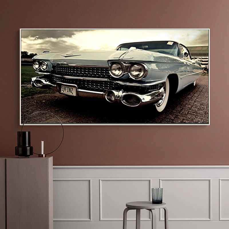 Vintage Classical Car Wall Posters And Prints Realist Classic Cars Wall