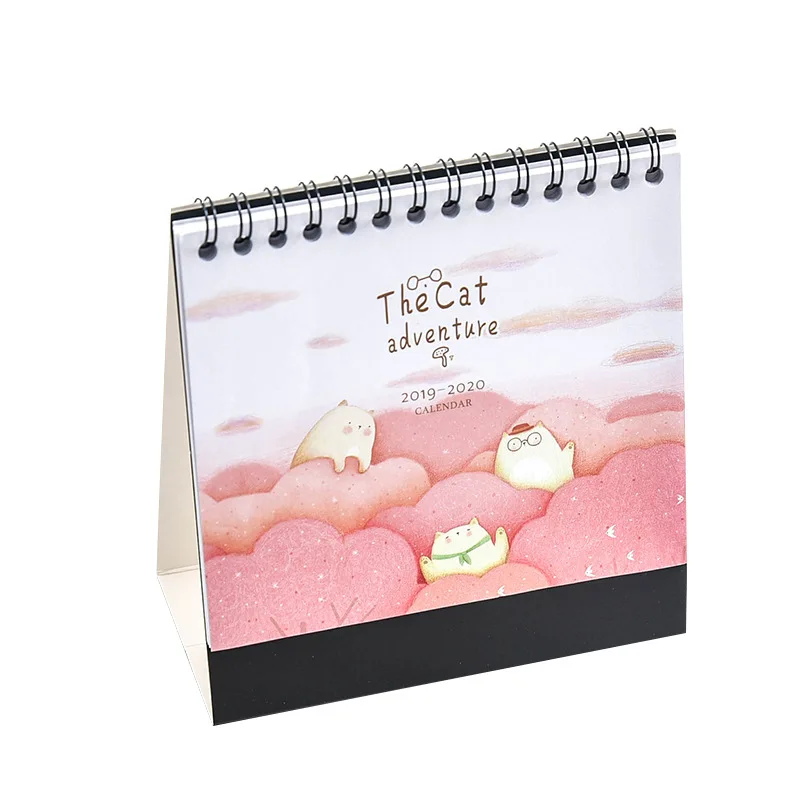 Cute Unicorn Flower Plant Series Desk Calendar Mini Table Calendars DIY Agenda Organizer.07~.12