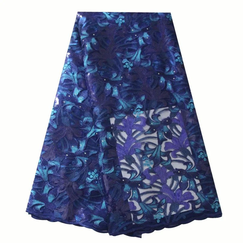 Royal blue lace fabric 拷贝
