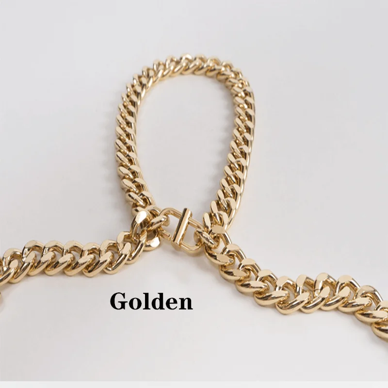 ZipSeven Adjustable Metal Buckle for Shoulder Chain Strap Women Bag Length  Shorten Purse Chain Adjuster Metal Clip Accessories 4pcs (Gold, silver