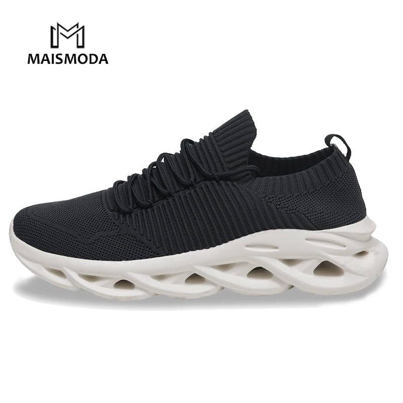 

MAISMODA 2019 New Fashion Sport Shoes Breathable Light Weight Running Walking Plus size 39-44 Sneakers Zapato Hombre YL616