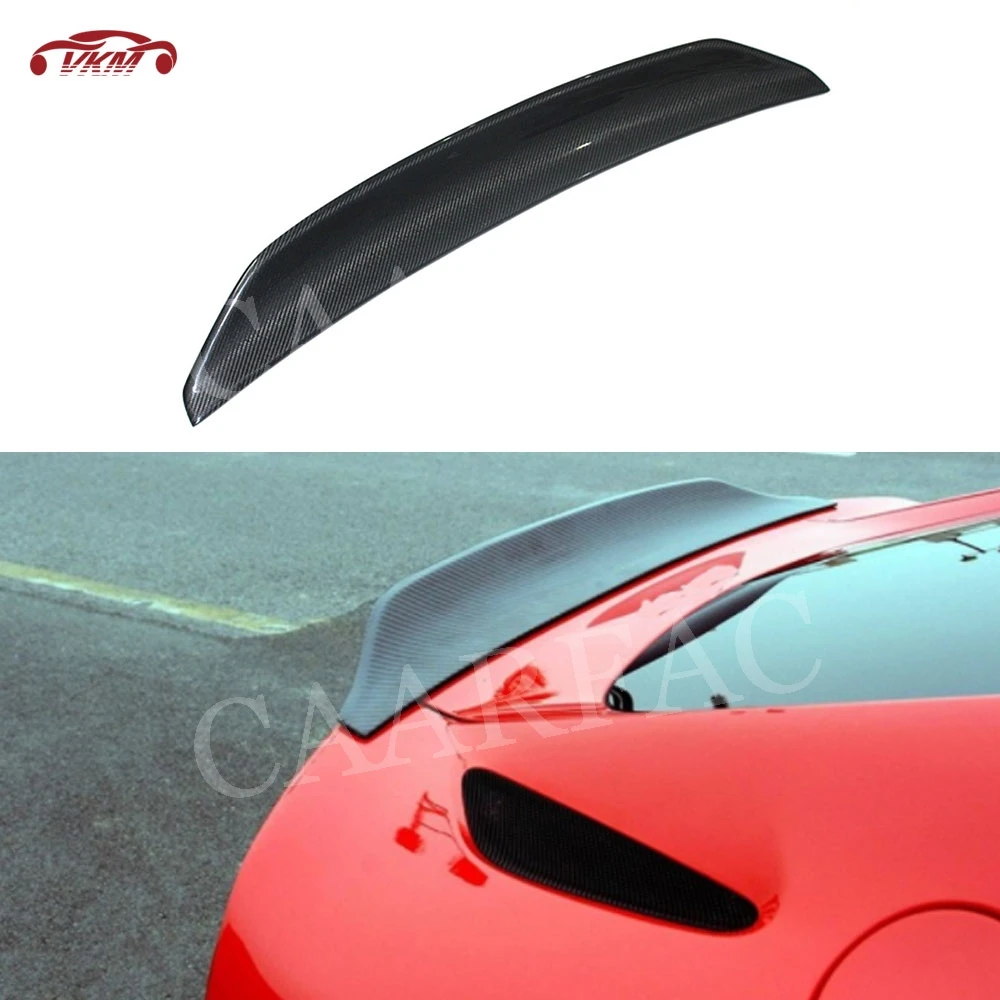 Углеродное волокно сзади загрузки утка спойлер чехол для феррари F12 Berlinetta 2013 2014