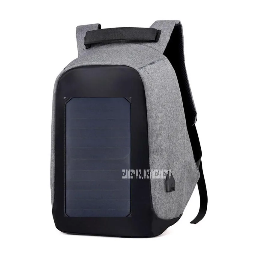 

5V1.5A 6V9W Solar Panel Backpack USB Charging Business Backpacks Outdoor Mobile Phone Charging Solar Backpack 5VUSB Regulated