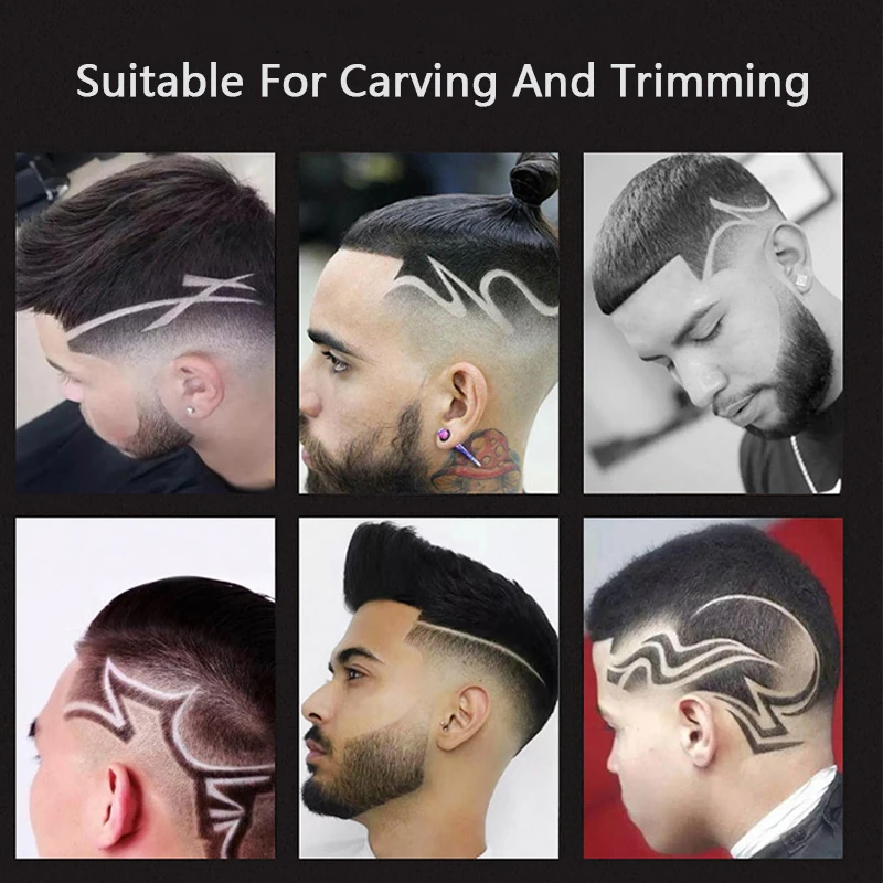 Semua Logam Tubuh Pemangkas Rambut Merek Lcd Digital Isi Ulang Tampilan Gunting Rambut Pria Salon Rambut Kuat Tenaga Listrik Fader Rambut Pemangkas Aliexpress