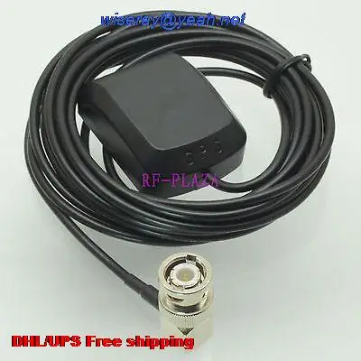 

DHL/EMS 50 pcs GPS Antenna BNC Male 90 degree angle for 5M Aerial Car GPS Navigation Active Antenna Receiver -A1